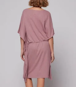 Online Tunique Col V Bois De Rose Femme Robes