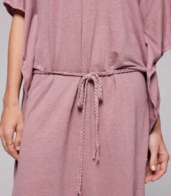 Online Tunique Col V Bois De Rose Femme Robes