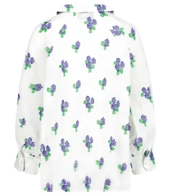 Online Tunique Lulu Tissee Blanc Femme Hauts