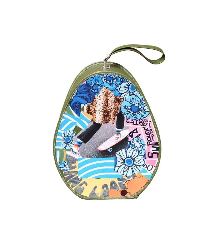 Outlet Vanity Ovale Vintage Customise 31 X 25 X 15 Cm Accessoires De Voyage