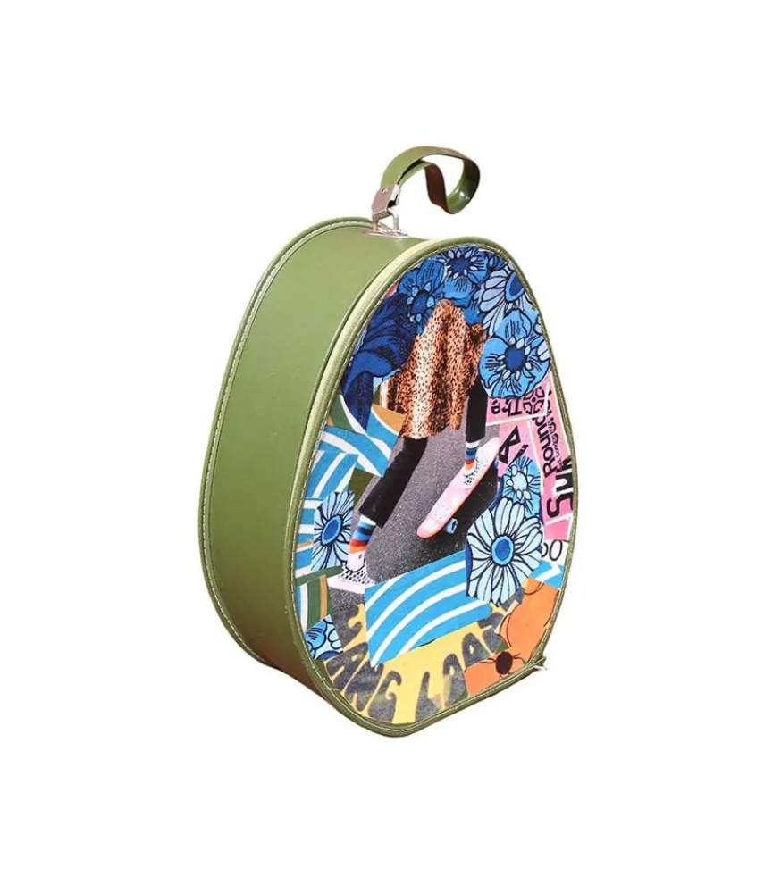 Outlet Vanity Ovale Vintage Customise 31 X 25 X 15 Cm Accessoires De Voyage