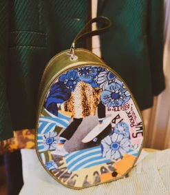 Outlet Vanity Ovale Vintage Customise 31 X 25 X 15 Cm Accessoires De Voyage