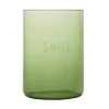 Hot Verre Favorite Drinking Glass Smile Green Verrerie