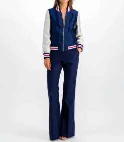 New Veste Carole Marine Femme Manteaux & Vestes