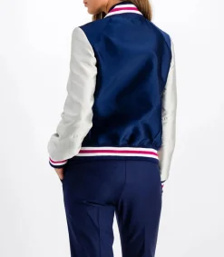 New Veste Carole Marine Femme Manteaux & Vestes