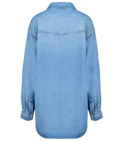 Online Veste En Denim Heyencons Ozone Wash Femme Hauts