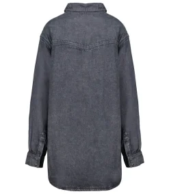 Best Veste En Denim Heyencons Carbone Wash Femme Hauts