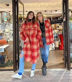 New Veste Sans Manches Kiran Orange Homme Manteaux & Vestes