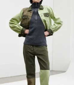 Best Veste Trucker Denim Forest Night Femme Manteaux & Vestes