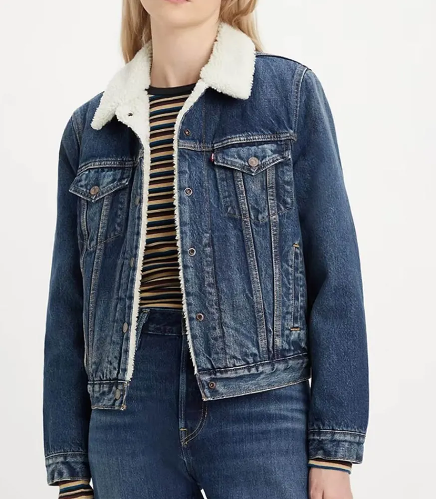 Online Veste Trucker Original Sherpa That New New Femme Manteaux & Vestes