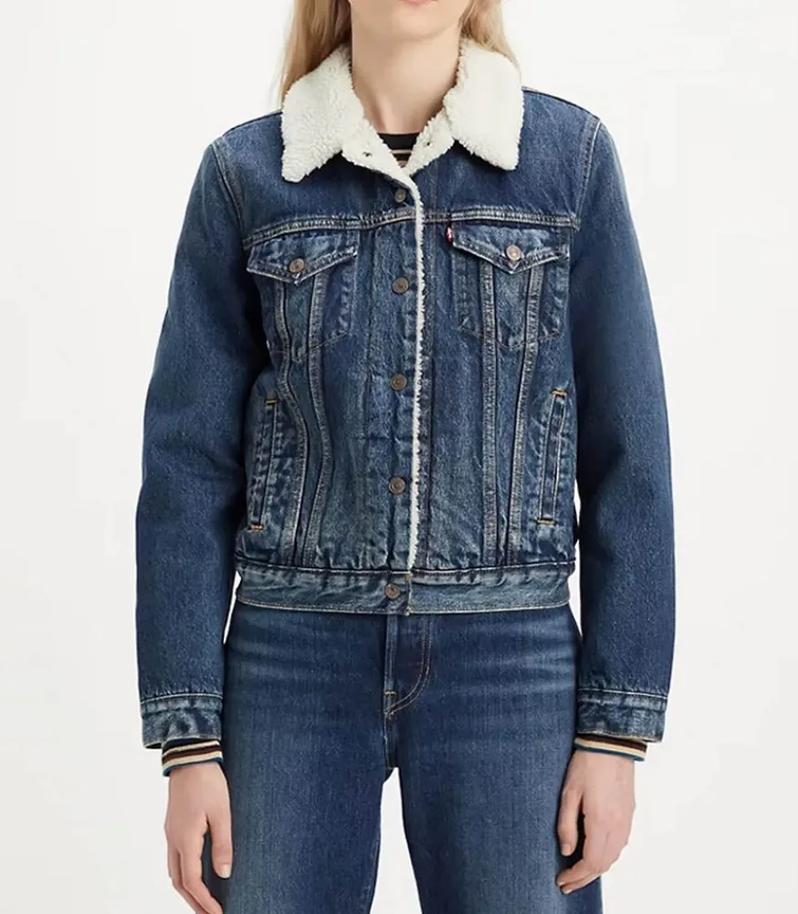 Online Veste Trucker Original Sherpa That New New Femme Manteaux & Vestes